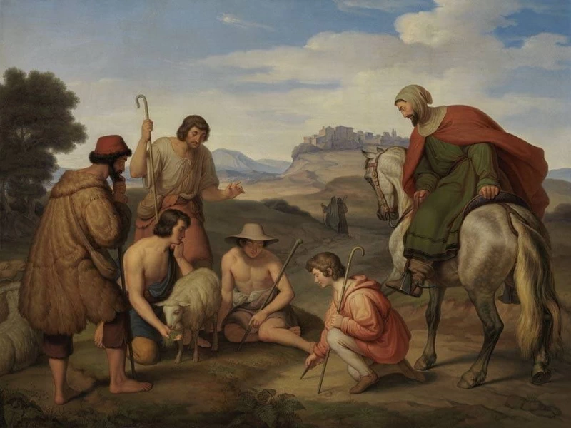 1788-Clemens von Zimmermann - Cimabue e il giovane Giotto - Collezioni di pittura dello Stato bavarese